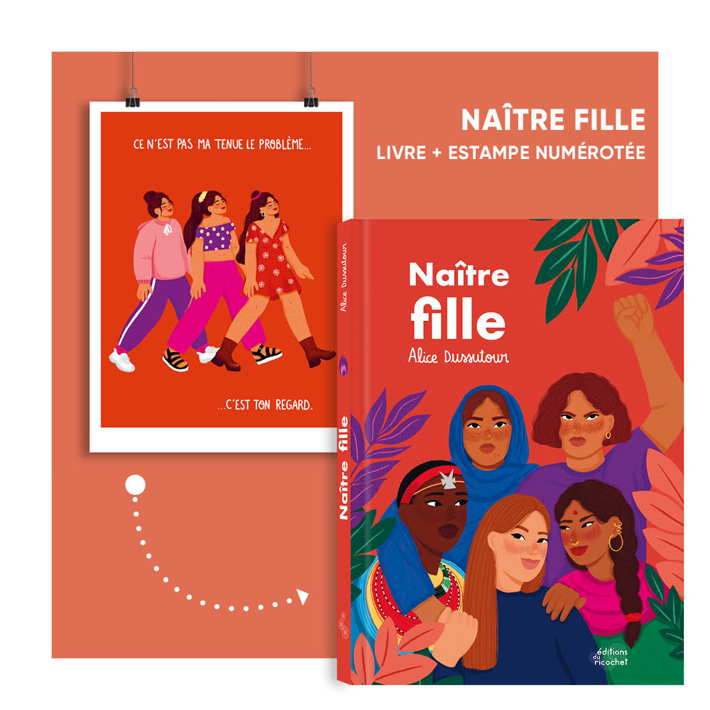 Livre et estampe Naître fille #2